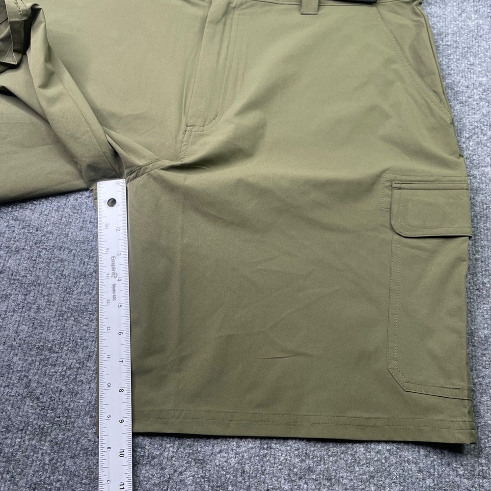 Orvis Cargo Shorts Mens 38 Green Hiking Outdoor Web Belt Lightweight Pocketed - Picture 8 of 10